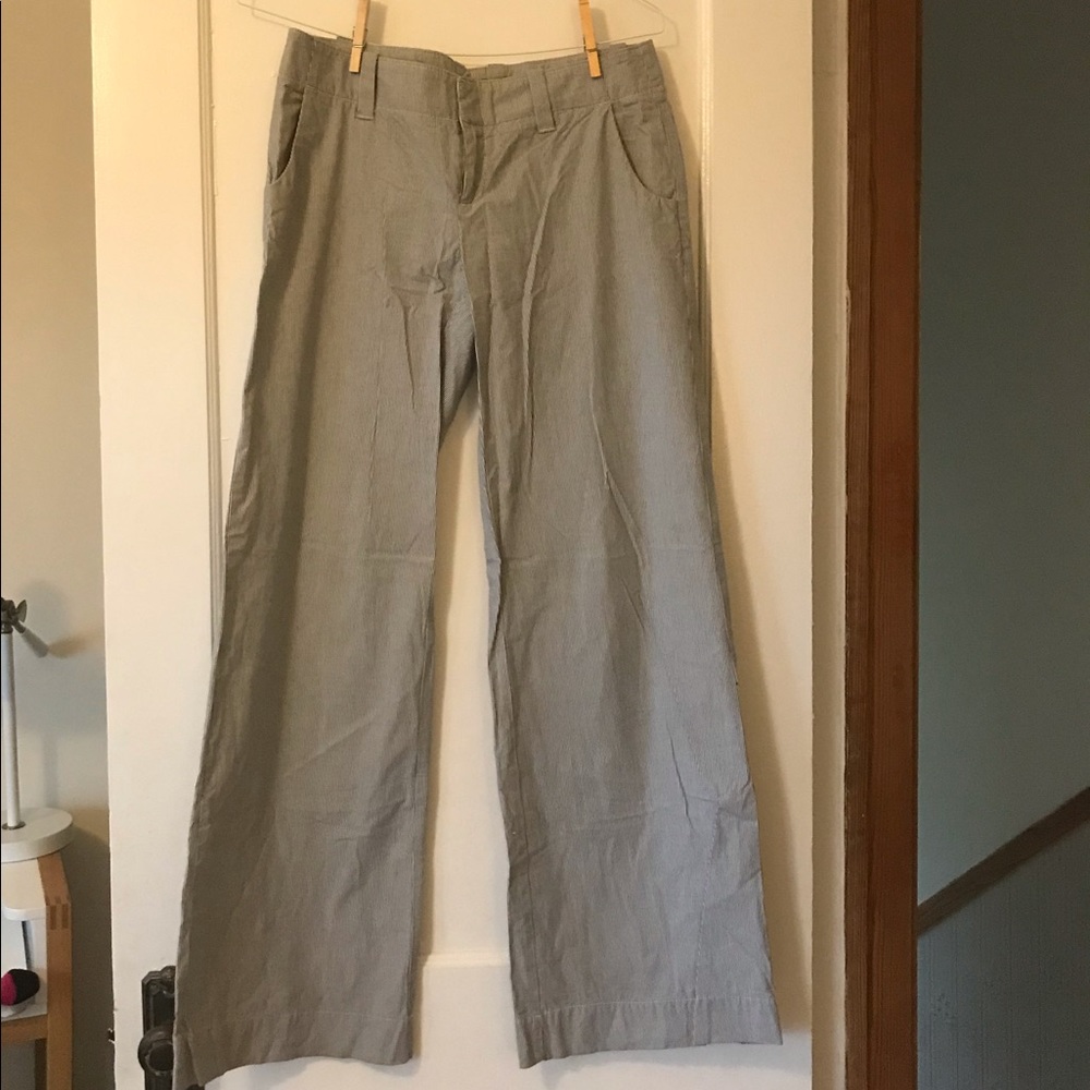 GAP Wide-leg pinstripe pants-Size 6L